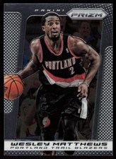 2013-14 Panini Prizm #123 WESLEY MATTHEWS Portland Trail Blazers