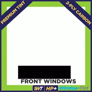 For Buick Envision 2021+ Carbon Pre Cut Window Tint Front Premium HP+ - Picture 1 of 9