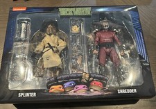 NECA Teenage Mutant Ninja Turtles TMNT 1990 Movie Splinter & Shredder 2-Pack NIB