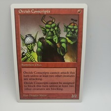 Orcish Conscripts x1 - 5th Fifth Edition Core Set - MTG - Near Mint Pack Fresh