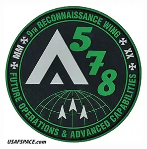 USAF 9ª ALA DE RECONOCIMIENTO -U-2 Dama Dragón - RQ-4 - Beale AFB - PARCHE ORIGINAL - Imagen 1 de 2