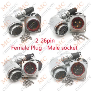 WF28 WEIPU 2-26Pin Connettore Cavo Aviazione Impermeabile,Connettore Montaggio Pannello  - Foto 1 di 25