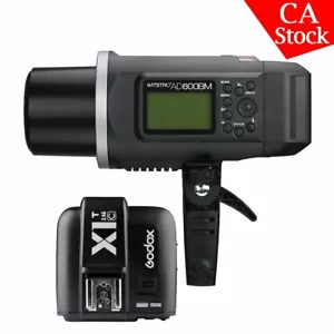 Godox AD600BM 2.4G HSS Studio Camera Flash Strobe Bowens Moun X1T-C Transmitter - Picture 1 of 12