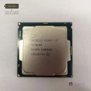 INTEL CORE I3-8100 @ 3.60GHz SR3N5 X852B742 CPU PROCESSOR - Picture 1 of 3