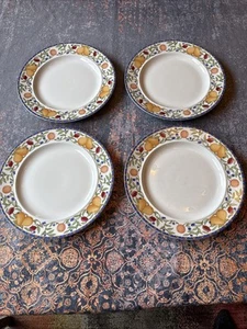 (4) DANSK Fiance Fruits Dinnerware 11” Dinner Plate Plates Set of 4 -Never used! - Picture 1 of 5