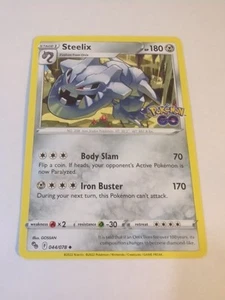2022 Pokemon Go Steelix #44 Uncommon - Picture 1 of 2