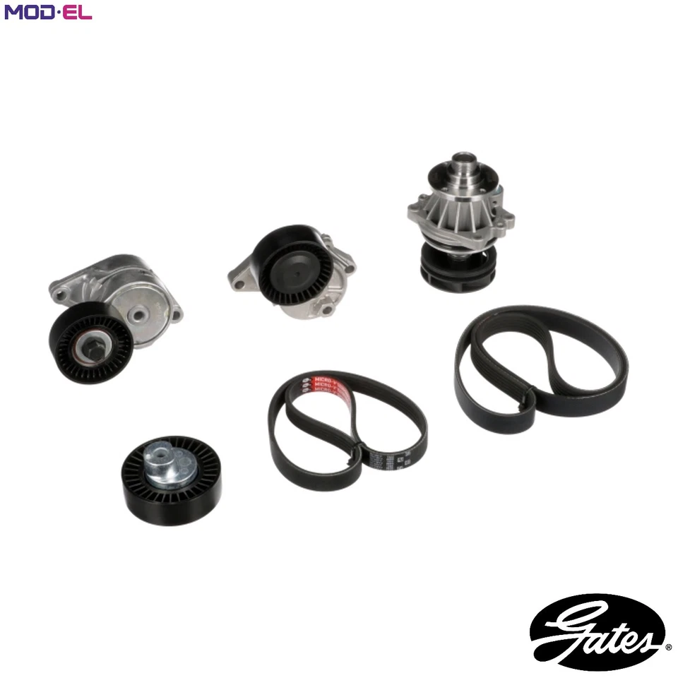 WATER PUMP + VRIBBED BELT KIT KP26PK1540 FOR BMW 3/E9/E46/X5/E5/Convertible/Z - Image 1 of 4