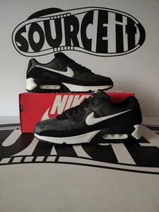 Nike Air Max 90 Trainers 'Iron Grey Black White' 7.5UK/8.5US BRAND NEW - Picture 1 of 12