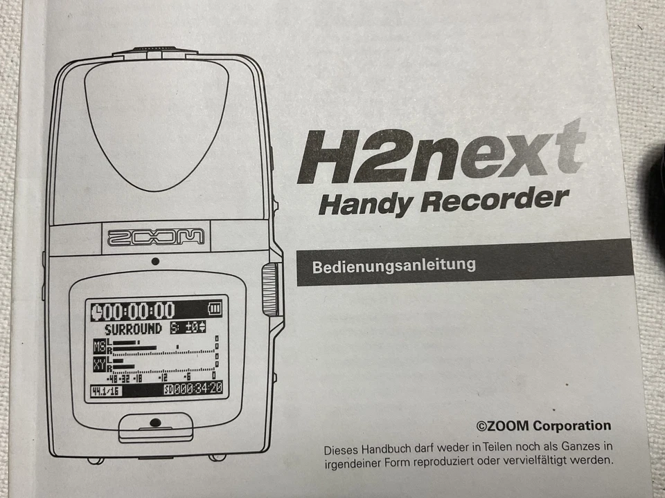 Der HAND-HELD RECORDER von ZOOM H2n incl. Zubehörpaket APH 2n.  - Bild 1 von 4