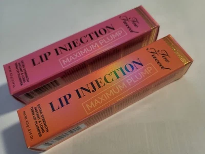 Too Faced Lip Injection Maximum Plump  Yummy Bear 0.14 oz  + Creamsicle Tickle - Image 1 of 2