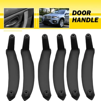 6x Cubierta interior de moldura de panel de tracción de puerta para BMW X5 E70 LCI 2009-2013 Foto 1 de 4