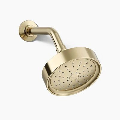 Kohler 965-AK-AF Purist Single Function Katalyst Showerhead Vibrant French Gold - Image 1 of 4
