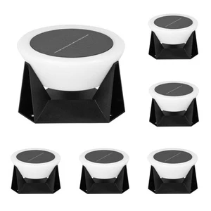 Fence Lights Solar Powered, Outdoor Post Lighting, Warm White Led Deck Light,... - Picture 1 of 8