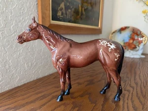 OOAK Custom-Glazed Black Horse Ranch China Appaloosa Modellpferd von Karen Grimm - Bild 1 von 10