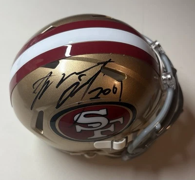 Nate Diaz Signed SF 49ers Mini Helmet PSA/DNA Auto MMA “209” UFC Stockton - Image 1 of 4