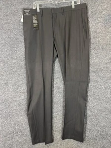 Neu Hagger Hahnentritt Anzughose Herren Größe 36 schwarz Schlitz 36x32 - Bild 1 von 14