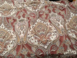 Tahari Home Maison Paisley Design King Bettbezug & (1) Kissenhülle Rostbraun - Bild 1 von 7