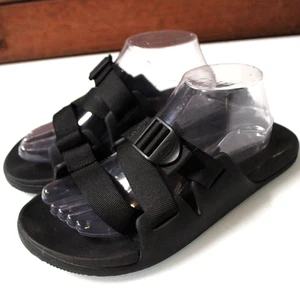 Chaco Men’s Slide Sandals Size 11 Black Adjustable Strap Slip-On Comfort Shoes - Picture 1 of 18