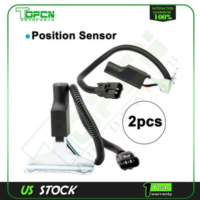 Sensor de posición del cigüeñal de 2 piezas para Dodge Ram B3500 B2500 B1500 5S1724 PC127 Foto 1 de 4