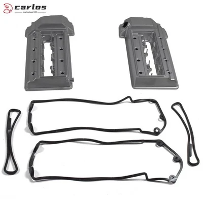 Left & Right Engine Valve Cover fit BMW 540i E39 98-03 740i 740iL E38 1998-2001 - Image 1 of 4