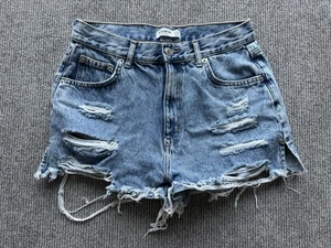 Hotpants, Jeans, Shorts, Denim, Größe 40, Damen, Blau, von Pull & Bear - Bild 1 von 3