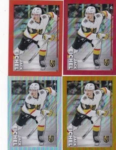 2022-23 TOPPS CHROME NHL STICKER #501 JACK EICHEL RED/5 ORANGE 25 /GOLD/SILVER - Picture 1 of 1