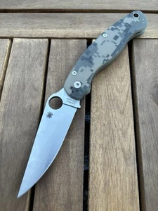 Spyderco Military 2 G10 Digital Camo PlainEdge, CPM S30V, NEU - Bild 1 von 5