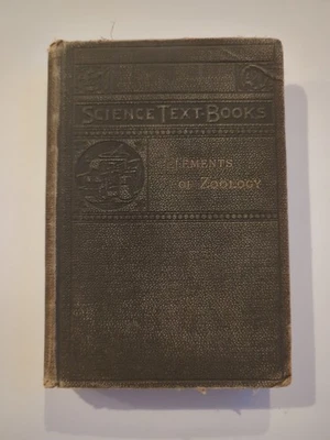 Elements of Zoology Charles Holder Joseph Holder 1885 Antique HC School Book Foto 1 de 4