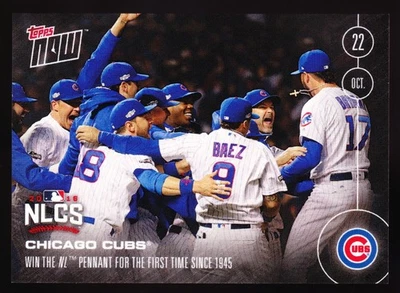 Cubs Pitchers Face Minimum Match Don Larson 2016 Topps Now 615-A Adolis Chapman - Image 1 of 2