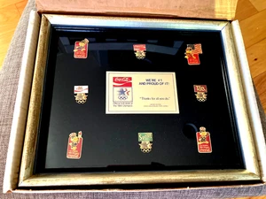 Olympic Sponsor Coca Cola Limited Edition Collector Pin Set - Picture 1 of 5