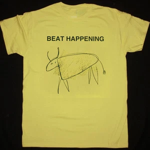 Beat Happening Band Crashing Through gelbes T-Shirt volle Größe S-5XL - Bild 1 von 3