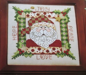 Parole di Natale di Babbo Natale - Rivista modello punto croce - Gioia Speranza Pace Amore - Foto 1 di 1