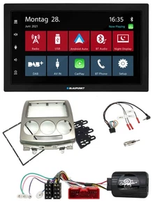 Blaupunkt Lenkrad Bluetooth DAB 2DIN USB Autoradio für Mazda 5 CR 2005-2010 silb - Bild 1 von 11