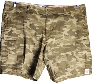 NWT George Men’s 46 Camo Cargo Shorts Multi-Pocket Knee-Length Outdoor Casual - Picture 1 of 6