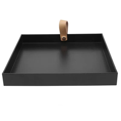 Kreatives Quadratisches PU Leder Servier Tablett Dekorativer Teller Kosmeti9152 - Bild 1 von 4