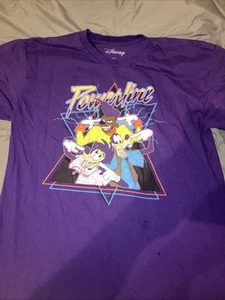 Vintage Disney Power Line Goofy Film T-Shirt Large - Bild 1 von 3