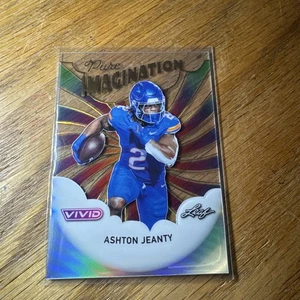 2025 Leaf Vivid Ashton Jeanty Imagination Auto 1/1 Rookie Case Hit SSP Raiders - Foto 1 di 2