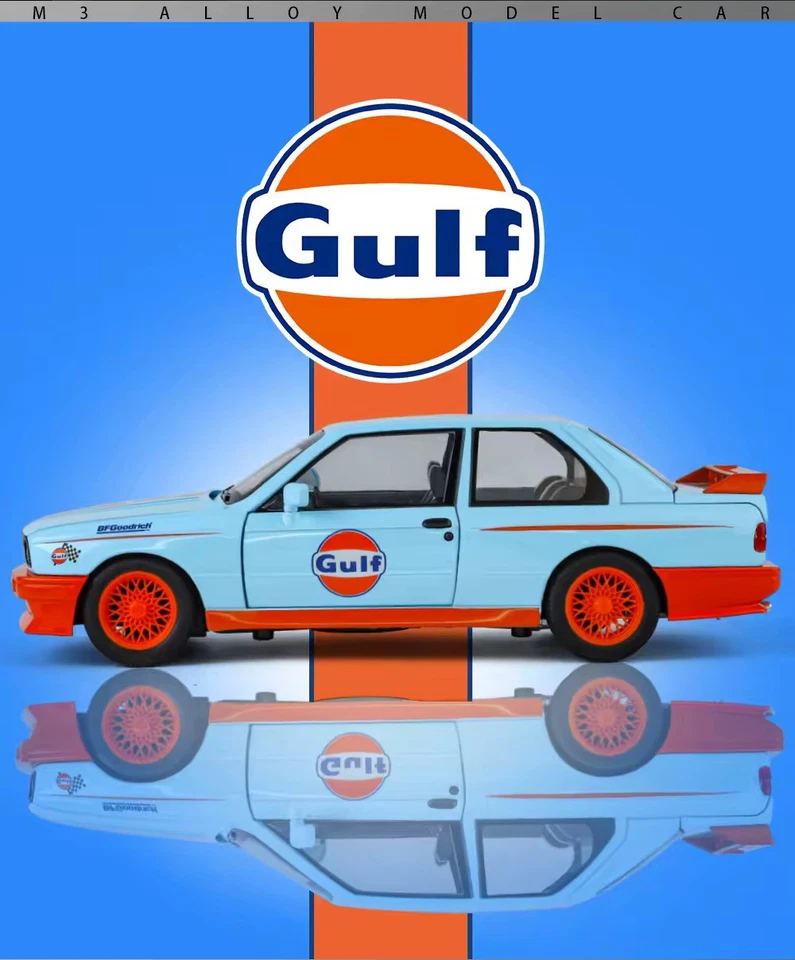 Nuevo 1:24 BMW M3 E30 1988 Diecast Vehículo Modelo Coche de Juguete Colección Niños Regalos Reino Unido Foto 1 de 4