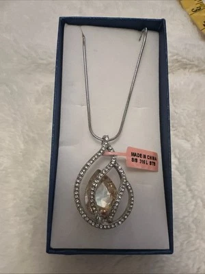 QVC Sterling Silver With Chain  - Image 1 of 3