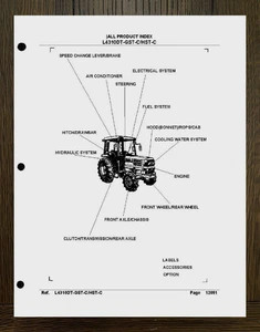 4310 SCHECKHEFT PASSEND FÜR KUBOTA L4310DT-GST-C HST-C 4-ZYL DIESEL TRAKTOR - Bild 1 von 23