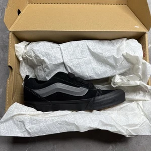 Vans Knu Skool Black / Black Sneakers Size 4.5Y JN New In Box - Picture 1 of 5