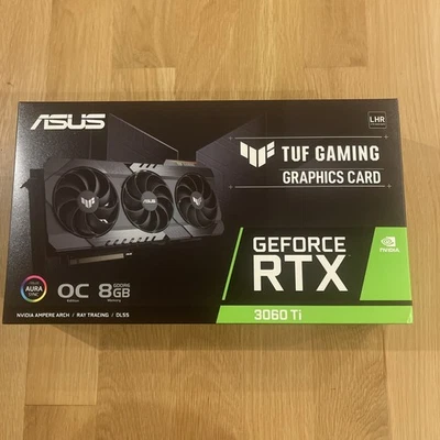 ASUS TUF Gaming NVIDIA GeForce RTX 3060 Ti V2 OC 8GB GDDR6 LHR Graphics Card - Image 1 of 4