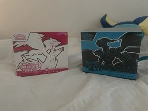 Pokemon TCG Black Bolt & White Flare Pokemon Center ETB Elite Trainer Box Dual - Picture 1 of 12
