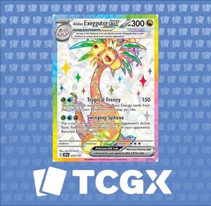 Pokemon - Alolan Exeggutor ex - 225/191 - SV08: Surging Sparks - Holo NM - Bild 1 von 1