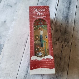 Vintage Ancient Age Kentucky Bourbon 3D Christmas Box - 1960's as seen in ads - Picture 1 of 11