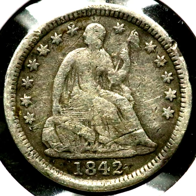 1842-O Seated Liberty Half 1/2 Dime  R1198 - Image 1 of 2