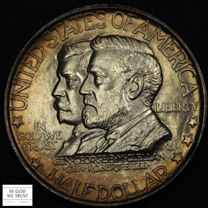 1937 Antietam Commemorative Silver Half Dollar 50C - Cleaned - Picture 1 of 3