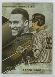Topps Fire Lasting Legacies 2019 acuñado en oro Aaron Judge Derek Jeter #LL-10 HOF - Imagen 1 de 3