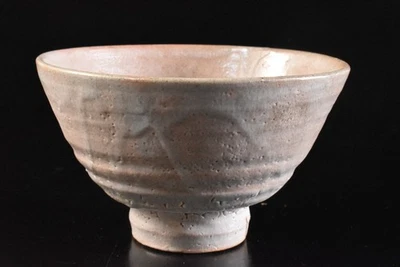 U4154: Corean Li Dynasty esmalte gris forma tazón de té herramienta de té verde Foto 1 de 4