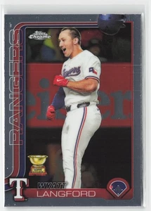 2025 Topps Chrome Wyatt Langford #68 Baseball - Picture 1 of 2